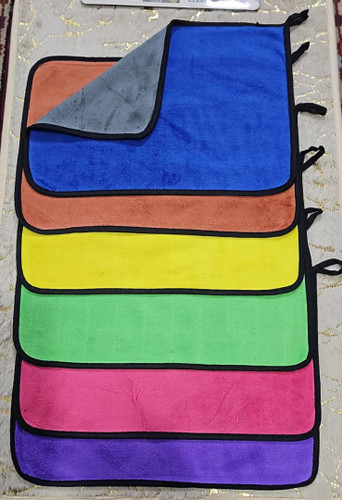 دستمال حوله ای دورویه